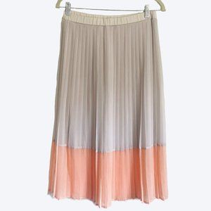 Hayden Pleated Skirt gray/peach S